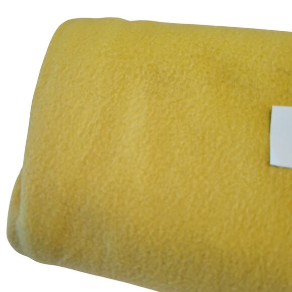 Mustard Yellow Fleece Fabric 61 x 44" Soft Warm Material for Craft Sewing - Picture 5 of 11